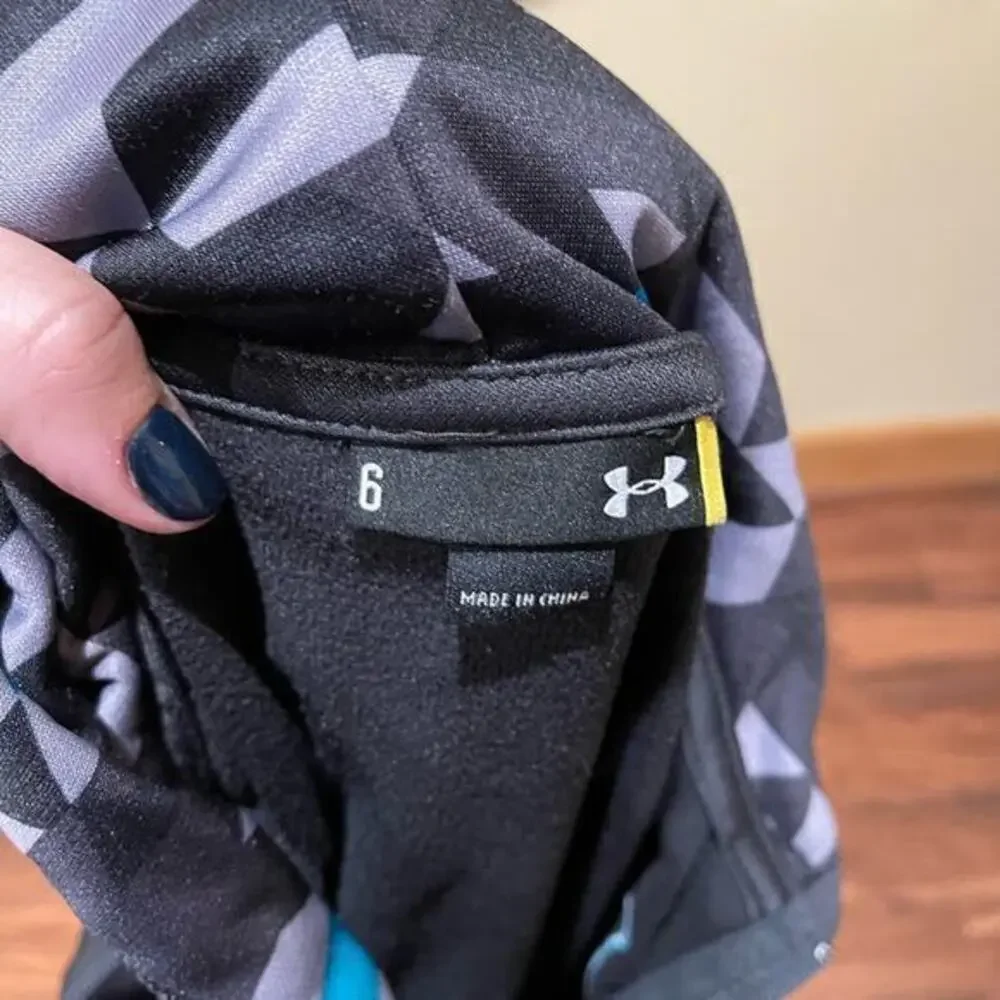 Under Armour Youth 6 Jacket Black‎ Full Zip Athletic